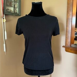Chico's Black Short Sleeve Tee